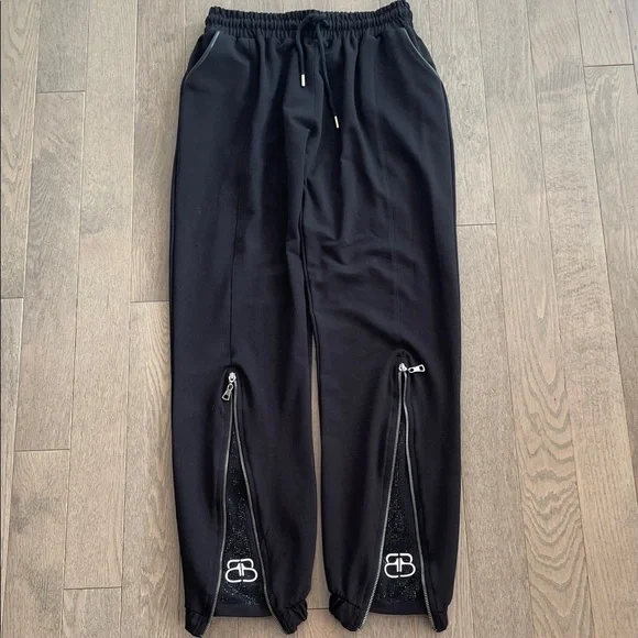 🇮🇹BEDUSSI Black Sequined Pants 😍 - Picture 2 of 11